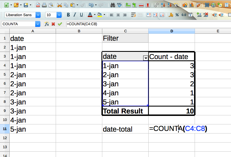 pivot table สองเงือนไขหาเพศชายที่ได้เกรด A 