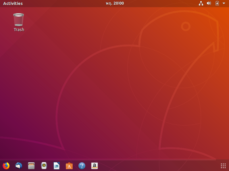 เปลี่ยนตำแหน่ง Application Dock Bar ให้ ubuntu 18.04