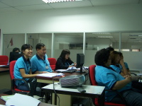 บรรยากาศอบรม OpenOffice.org บจก. ไทยการ์เมนต์เอ๊กซปอร์ต