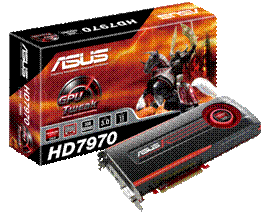 กราฟิกการ์ด รุ่นล่าใหม่สุด HD 7970 จาก ASUS